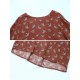 Casual Women Cotton Linen Floral Print High Low Hem Long Sleeve Blouse Casual Women Cotton Linen Floral Print High Low Hem Long Sleeve Blouse