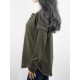 Autumn Winter Long Sleeve Patchwork Buttons Loose Casual T-shirts Autumn Winter Long Sleeve Patchwork Buttons Loose Casual T-shirts
