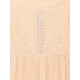 Bouffancy Embellished Beading Sheer Mesh Apricot Black Strap Vest Bouffancy Embellished Beading Sheer Mesh Apricot Black Strap Vest