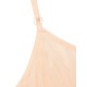 Bouffancy Embellished Beading Sheer Mesh Apricot Black Strap Vest Bouffancy Embellished Beading Sheer Mesh Apricot Black Strap Vest