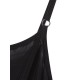 Bouffancy Embellished Beading Sheer Mesh Apricot Black Strap Vest Bouffancy Embellished Beading Sheer Mesh Apricot Black Strap Vest