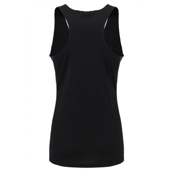 Casual Sexy Letter Printed Sleeveless Women Tank Top Casual Sexy Letter Printed Sleeveless Women Tank Top