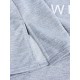 Casual Letters Print Sweatshirt Suit Wide Leg Pants Loose Women Sets
