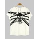 Fashion Women Casual Skull Pattern Loose Cotton Track Suit