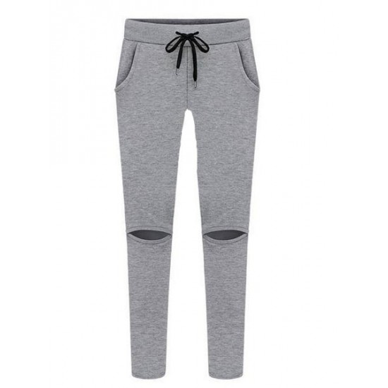 Long Sleeve Zipper Pocket Hoodie Long Soft Sport Cotton Pants