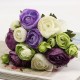 10 Heads Artificial Silk Flower Camellia Wedding Bouquet Party Home Decoration