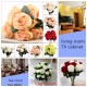 10 Heads Artificial Silk Flower Rose Wedding Bouquet Party Home Decoration
