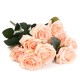 10 Heads Artificial Silk Flower Rose Wedding Bouquet Party Home Decoration