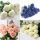 10 Heads Real Latex Touch Rose Flowers Bouquet Wedding Home Decoration