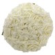 15PCS Faux Pearl Crystal Pins Wedding Bride Bridesmaid Flower Girls Foam Roses Bouquet