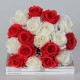 18 Heads Artificial Silk Rose Flowers Wedding Bride Bonquet Home Bedroom Decoration