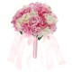 30 Heads Colourfast Foam Roses Crystal Artificial Flower Home Wedding Bride Bouquet Party Decoration