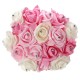 30cm / 11.8'' Crystal Foam Flower Roses Wedding Bridal Bridesmaid Bouquet Posy