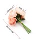 6Pcs/Pack Artificial Fake Peony Silk Flower Bridal Hydrangea Home Wedding Garden Decoration