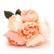 6Pcs/Pack Artificial Fake Peony Silk Flower Bridal Hydrangea Home Wedding Garden Decoration