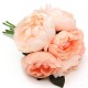 6Pcs/Pack Artificial Fake Peony Silk Flower Bridal Hydrangea Home Wedding Garden Decoration