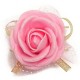 Bridal Bridesmaid Foam Artificial Rose Flower Elastic Band Wrist Corsage Wedding Party Supplies