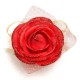 Bridal Bridesmaid Foam Artificial Rose Flower Elastic Band Wrist Corsage Wedding Party Supplies