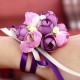 Bride Rose Buds Wrist Corsage Wedding&Party Decoration Prom Artificial Flower Bracelet