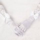 Bridal Wedding Dress Long White Satin  Gloves