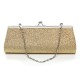 Lady Powder Small Long Evening Clutch Bag Wallets Cosmetic Tote Shoulder Handbag