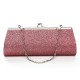 Lady Powder Small Long Evening Clutch Bag Wallets Cosmetic Tote Shoulder Handbag