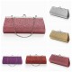 Lady Powder Small Long Evening Clutch Bag Wallets Cosmetic Tote Shoulder Handbag