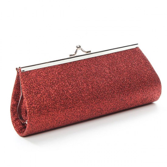 Lady Powder Small Long Evening Clutch Bag Wallets Cosmetic Tote Shoulder Handbag
