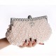 Women Luxury Pearl Handmade Evening Bag Diamond Clutch Bridal Party Handbags