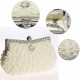 Women Luxury Pearl Handmade Evening Bag Diamond Clutch Bridal Party Handbags