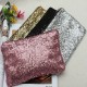 Womens Ladies Sequin Clutch Purse Evening Party Handbag Bag