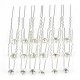 20pcs Bridal Crystal Rhinestone Diamante Clips Hairpin Accessories