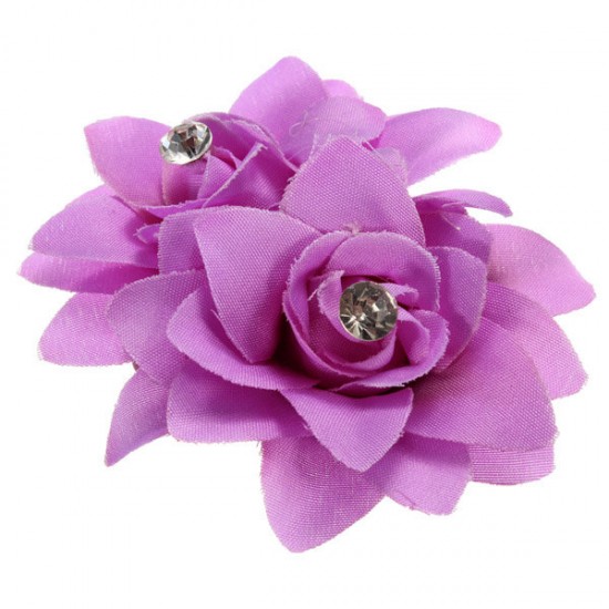 5 Color Diamond Simulation Flower Hairpin Bride Hair Accessories