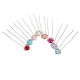 5pcs Wedding Crystal Rhinestone Pearl Flower Hairpins