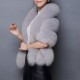 Bride Faux Fur Shawls Wrap Bridal Wedding Dress Accessories Cape Coat Cloak Bolero Jacket