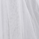2 Layers Bride White Beige Wedding Bridal Elbow Hemmed Satin Edge Veil With Comb