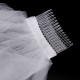 2 Layers Bride White Ivory Flower Embroidery Bridal Veil With Comb