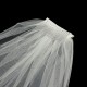 2.7M Bride White Ivory Elegant Cathedral Length Wedding Bridal Veil Comb With Lace Edge