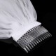 3M Bride White Ivory Elegant Cathedral Length Wedding Bridal Veil Comb With Lace Edge