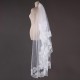 3M Bride White Ivory Elegant Cathedral Length Wedding Bridal Veil With Lace Edge