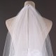3M Bride White Ivory Elegant Cathedral Length Wedding Bridal Veil With Lace Edge