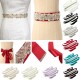 Bride Rhinestone Bead Ribbon Elegant Party Dress Sash Belt Wedding Cocktail Dress Accessories