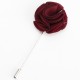 Men Groom Flower Boutonniere Lapel Brooch Long Pin Wedding Prom Suit Accessories