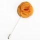 Men Groom Flower Boutonniere Lapel Brooch Long Pin Wedding Prom Suit Accessories