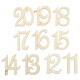 10 Pieces Number 11 to 20 Place Wooden Card Wedding Birthday Party Table Decoration