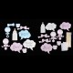 10Pcs Baby Shower Photo Booth Props Little Girl Mini Boy New Born Wedding Party Decoration