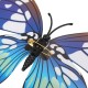12Pcs 3D Blue Butterfly Wall Stickers Art Decals Home Wedding Party Decoration