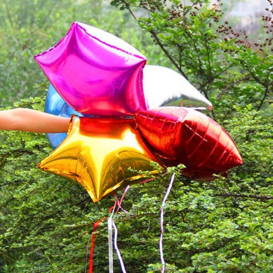Star Foil Helium Balloons Birthday Wedding Party Supplies Decors
