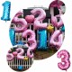 "New" 40 Inch Pink Balloons New Year 2015 Digital Aluminum Film Wedding Party Decoration "New" 40 Inch Pink Balloons New Year 2015 Digital Aluminum Film Wedding Party Decoration