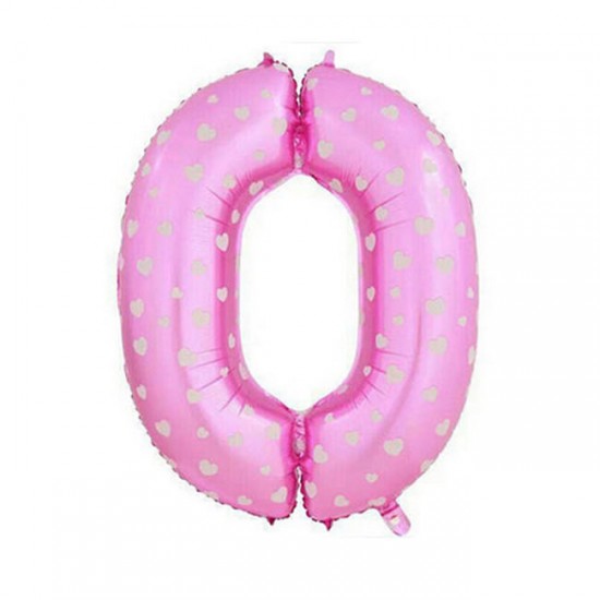 "New" 40 Inch Pink Balloons New Year 2015 Digital Aluminum Film Wedding Party Decoration "New" 40 Inch Pink Balloons New Year 2015 Digital Aluminum Film Wedding Party Decoration
